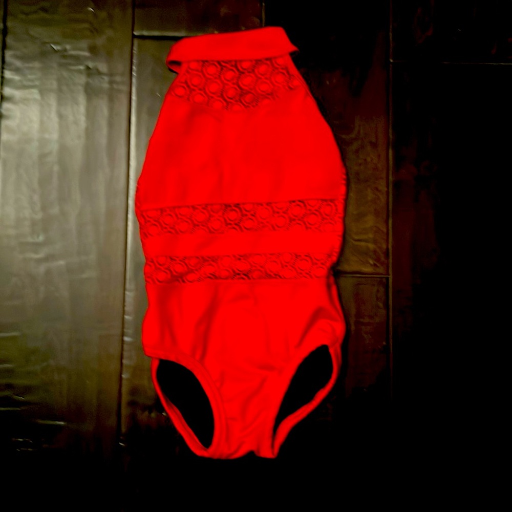 COPY - Beautiful red Five Dancewear leotard